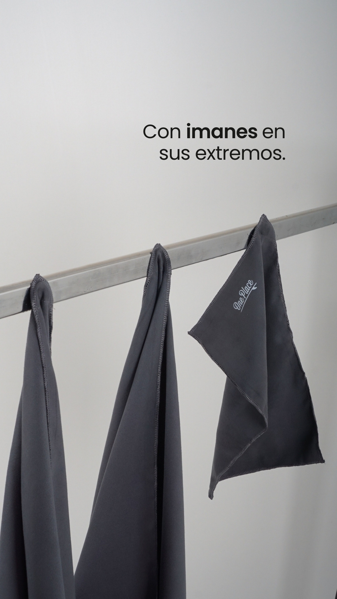 Con imán integrado para colgarlas fácilmente en cualquier superficie metálica.